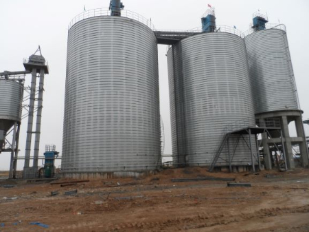 鍍鋅螺旋卷板倉(cāng)鋼板倉(cāng)